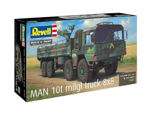 Model plastikowy Ciężarówka Man 10T Milgl 8x8 1/35 Model plastikowy Ciężarówka Man 10T Milgl 8x8 1/35