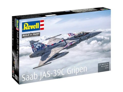 Model plastikowy Samolot SAAB Jas 39C Gripen 1/72 Model plastikowy Samolot SAAB Jas 39C Gripen 1/72