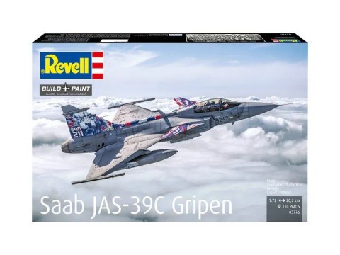 Model plastikowy Samolot SAAB Jas 39C Gripen 1/72 Model plastikowy Samolot SAAB Jas 39C Gripen 1/72