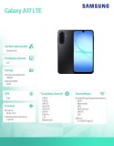 Smartfon Galaxy A17 LTE 4/128GB Retail czarny Smartfon Galaxy A17 LTE 4/128GB Retail czarny