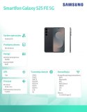 Smartfon Galaxy S25 FE 5G 8/512GB Retail czarny Smartfon Galaxy S25 FE 5G 8/512GB Retail czarny
