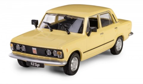 Pojazd PRL Fiat 125p żółty Pojazd PRL Fiat 125p żółty