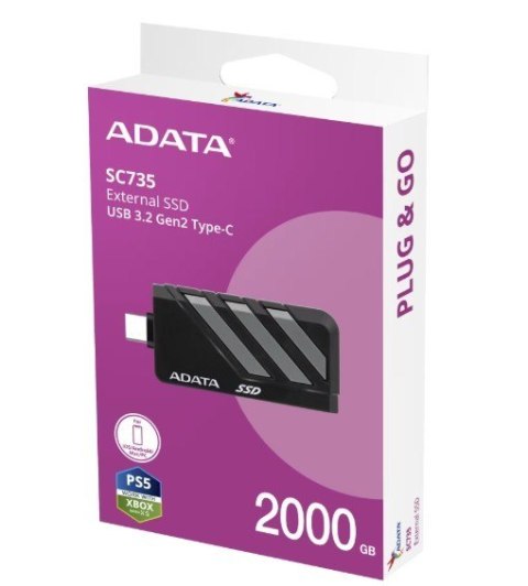 Dysk SSD External SC735 2TB U3.2C 1000/1000MB/s Grey Dysk SSD External SC735 2TB U3.2C 1000/1000MB/s Grey