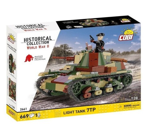 Klocki Light Tank 7TP 669 elementów Klocki Light Tank 7TP 669 elementów