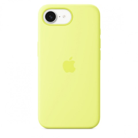 Etui silikonowe do iPhonea 16e - neonowy żółty Etui silikonowe do iPhonea 16e - neonowy żółty
