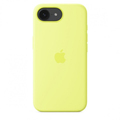 Etui silikonowe do iPhonea 16e - neonowy żółty Etui silikonowe do iPhonea 16e - neonowy żółty