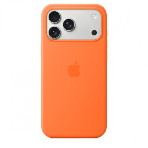 Etui silikonowe z MagSafe do iPhonea 17 Pro Max - pomarańczowe Etui silikonowe z MagSafe do iPhonea 17 Pro Max - pomarańczowe