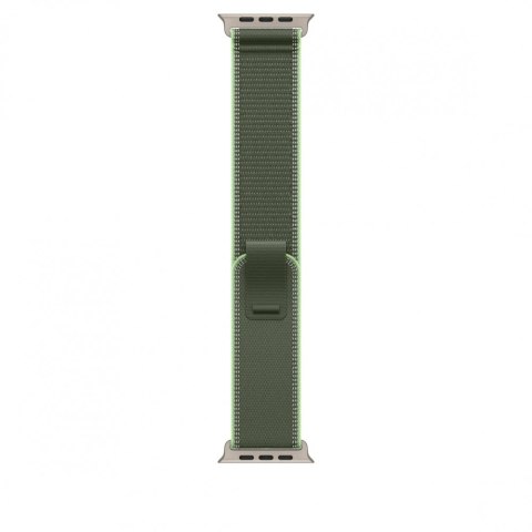 Opaska Trail w kolorze zielonym/neonowej zieleni do koperty 49 mm - rozmiar M/L - elementy z tytanu w kolorze naturalnym Opaska Trail w kolorze zielonym/neonowej zieleni do koperty 49 mm - rozmiar M/L - elementy z tytanu w kolorze naturalnym