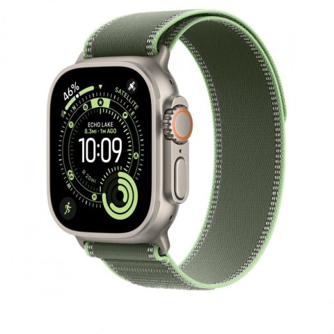 Opaska Trail w kolorze zielonym/neonowej zieleni do koperty 49 mm - rozmiar M/L - elementy z tytanu w kolorze naturalnym Opaska Trail w kolorze zielonym/neonowej zieleni do koperty 49 mm - rozmiar M/L - elementy z tytanu w kolorze naturalnym