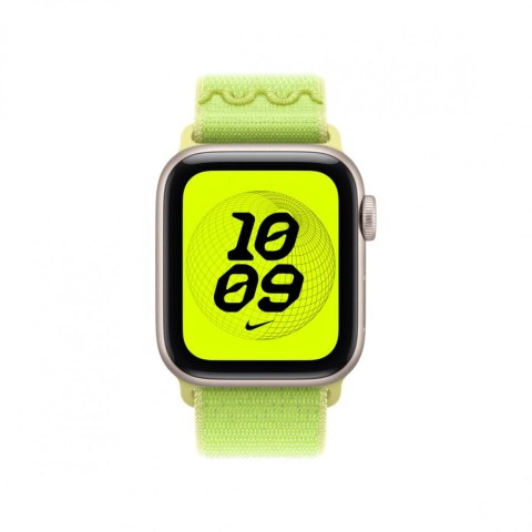 Opaska sportowa Nike w kolorze promiennym zielonożółtym do koperty 40 mm Opaska sportowa Nike w kolorze promiennym zielonożółtym do koperty 40 mm