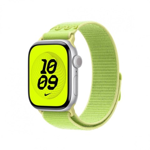 Opaska sportowa Nike w kolorze promiennym zielonożółtym do koperty 42 mm Opaska sportowa Nike w kolorze promiennym zielonożółtym do koperty 42 mm