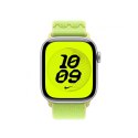 Opaska sportowa Nike w kolorze promiennym zielonożółtym do koperty 42 mm