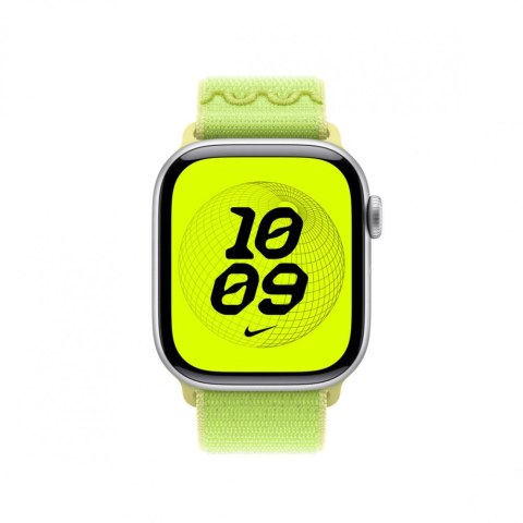 Opaska sportowa Nike w kolorze promiennym zielonożółtym do koperty 42 mm Opaska sportowa Nike w kolorze promiennym zielonożółtym do koperty 42 mm
