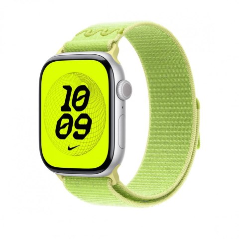 Opaska sportowa Nike w kolorze promiennym zielonożółtym do koperty 46 mm Opaska sportowa Nike w kolorze promiennym zielonożółtym do koperty 46 mm