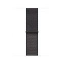Opaska sportowa w kolorze ciemnoszarym do koperty 42 mm