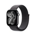 Opaska sportowa w kolorze ciemnoszarym do koperty 42 mm