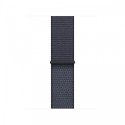 Opaska sportowa w kolorze marynarskiego granatu do koperty 42 mm