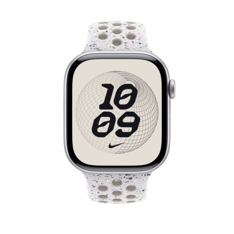 Pasek sportowy Nike w kolorze chmurnym szarym do koperty 46 mm - rozmiar S/M Pasek sportowy Nike w kolorze chmurnym szarym do koperty 46 mm - rozmiar S/M