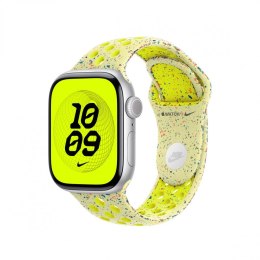 Pasek sportowy Nike w kolorze promiennym zielonożółtym do koperty 42 mm - rozmiar S/M