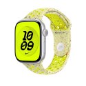 Pasek sportowy Nike w kolorze promiennym zielonożółtym do koperty 46 mm - rozmiar M/L