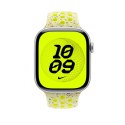Pasek sportowy Nike w kolorze promiennym zielonożółtym do koperty 46 mm - rozmiar S/M