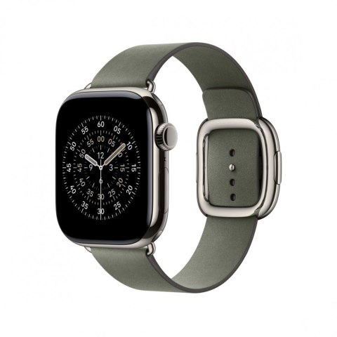 Pasek w kolorze brązowej szałwii z klamrą nowoczesną do koperty 42 mm - rozmiar M Pasek w kolorze brązowej szałwii z klamrą nowoczesną do koperty 42 mm - rozmiar M