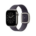 Pasek w kolorze nocnego fioletu z klamrą nowoczesną do koperty 42 mm - rozmiar S