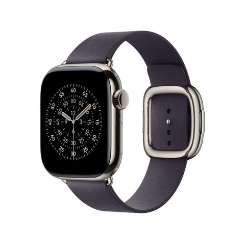 Pasek w kolorze nocnego fioletu z klamrą nowoczesną do koperty 42 mm - rozmiar S Pasek w kolorze nocnego fioletu z klamrą nowoczesną do koperty 42 mm - rozmiar S