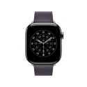 Pasek w kolorze nocnego fioletu z klamrą nowoczesną do koperty 42 mm - rozmiar S