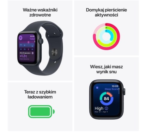 Watch SE 3 GPS koperta 40 mm z aluminium w kolorze księżycowej poświaty, pasek sportowy w kolorze księżycowej poświaty - rozmiar Watch SE 3 GPS koperta 40 mm z aluminium w kolorze księżycowej poświaty, pasek sportowy w kolorze księżycowej poświaty - rozmiar