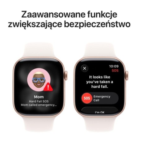 Watch Series 11 GPS+Cellular, koperta 42 mm z aluminium w kolorze różowego złota, pasek sportowy w kolorze łagodnego różu - rozm Watch Series 11 GPS+Cellular, koperta 42 mm z aluminium w kolorze różowego złota, pasek sportowy w kolorze łagodnego różu - rozm