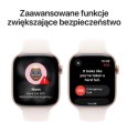 Watch Series 11 GPS+Cellular, koperta 42 mm z aluminium w kolorze różowego złota, pasek sportowy w kolorze łagodnego różu - rozm