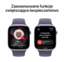Watch Series 11 GPS+Cellular koperta 42 mm z aluminium w kolorze srebrnym, pasek sportowy w kolorze mlecznego fioletu - rozmiar 