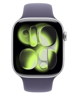 Watch Series 11 GPS koperta 42 mm z aluminium w kolorze srebrnym, pasek sportowy w kolorze mlecznego fioletu - rozmiar S/M