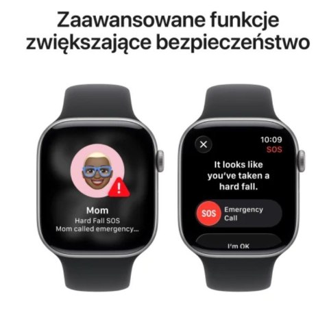 Watch Series 11 GPS koperta 46 mm z aluminium w kolorze gwiezdnej szarości, pasek sportowy w kolorze czarnym - rozmiar S/M Watch Series 11 GPS koperta 46 mm z aluminium w kolorze gwiezdnej szarości, pasek sportowy w kolorze czarnym - rozmiar S/M