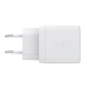 Ładowarka sieciowa 30W 1xUSB-C 1xUSB-A biała Ładowarka sieciowa 30W 1xUSB-C 1xUSB-A biała