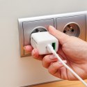 Ładowarka sieciowa 30W 1xUSB-C 1xUSB-A biała Ładowarka sieciowa 30W 1xUSB-C 1xUSB-A biała