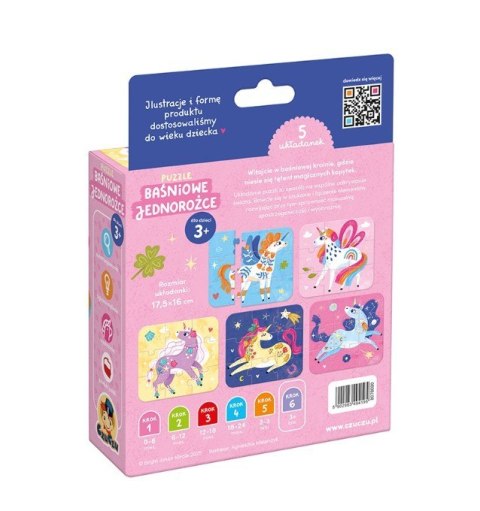 Puzzle - Baśniowe jednorożce Puzzle - Baśniowe jednorożce