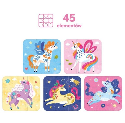 Puzzle - Baśniowe jednorożce Puzzle - Baśniowe jednorożce