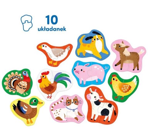 Puzzle do pary - Moje zwierzątka Puzzle do pary - Moje zwierzątka