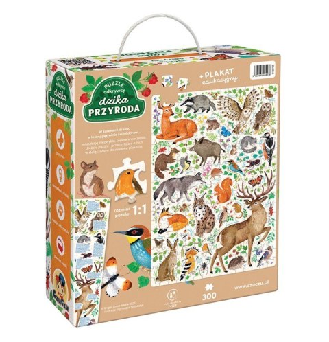 Puzzle odkrywcy - Dzika przyroda 300 elementów Puzzle odkrywcy - Dzika przyroda 300 elementów