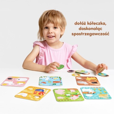 Puzzle zwierzęta małe i duże Puzzle zwierzęta małe i duże