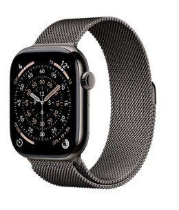 Watch Series 11 GPS + Cellular koperta 46 mm z tytanu w kolorze łupku, bransoleta mediolańska w kolorze łupku M/L
