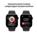 Watch Series 11 GPS + Cellular, koperta 46 mm z tytanu w kolorze łupku, pasek sportowy w kolorze czarnym - rozmiar S/M