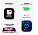 Watch Series 11 GPS + Cellular, koperta 46 mm z tytanu w kolorze złotym, bransoleta mediolańska w kolorze złotym S/M