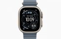 Watch Ultra 3 GPS + Cellular Koperta 49 mm z tytanu w kolorze naturalnym Pasek Ocean w kolorze marynarskiego granatu