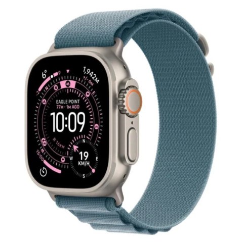 Watch Ultra 3 GPS + Cellular koperta 49 mm z tytanu w kolorze naturalnym, opaska Alpine w kolorze jasnoniebieskim - rozmiar M Watch Ultra 3 GPS + Cellular koperta 49 mm z tytanu w kolorze naturalnym, opaska Alpine w kolorze jasnoniebieskim - rozmiar M