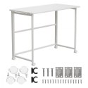 Biurko, stolik z kółkami MC-1250W 100x50 cm blat, max 50kg Białe