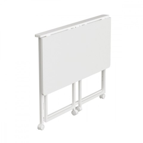 Biurko, stolik z kółkami MC-1250W 100x50 cm blat, max 50kg Białe Biurko, stolik z kółkami MC-1250W 100x50 cm blat, max 50kg Białe