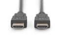 Kabel połączeniowy HDMI HighSpeed z Ethernetem 4K 60Hz UHD Typ HDMI A/HDMI A M/M 1m Czarny